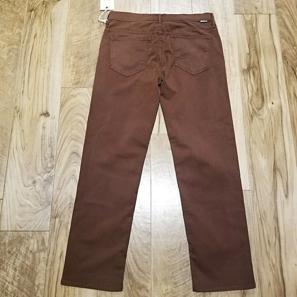NWT Mother Jeans The Loosey in Touch And Go Brown Beauty Womens Button Fly 31x27 - Picture 9 of 14